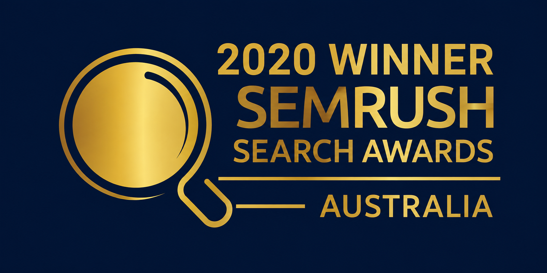 Semrush Search Awards Australia 2020 Winner